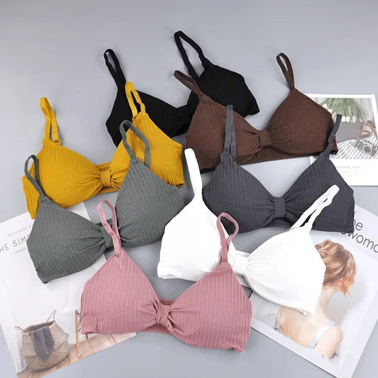 Fancy Girls Free Size Triangle Cup Bra Without Hooks and Wires